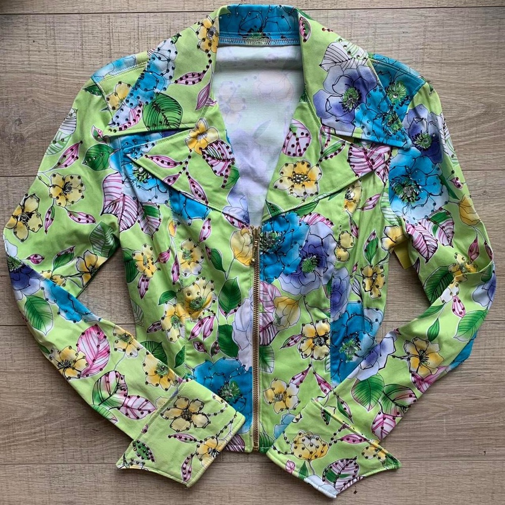 Rare Diane Olsen Floral Blouse